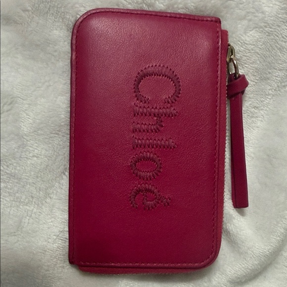 Chloe Accessories - Chloe Pink Leather Wallet